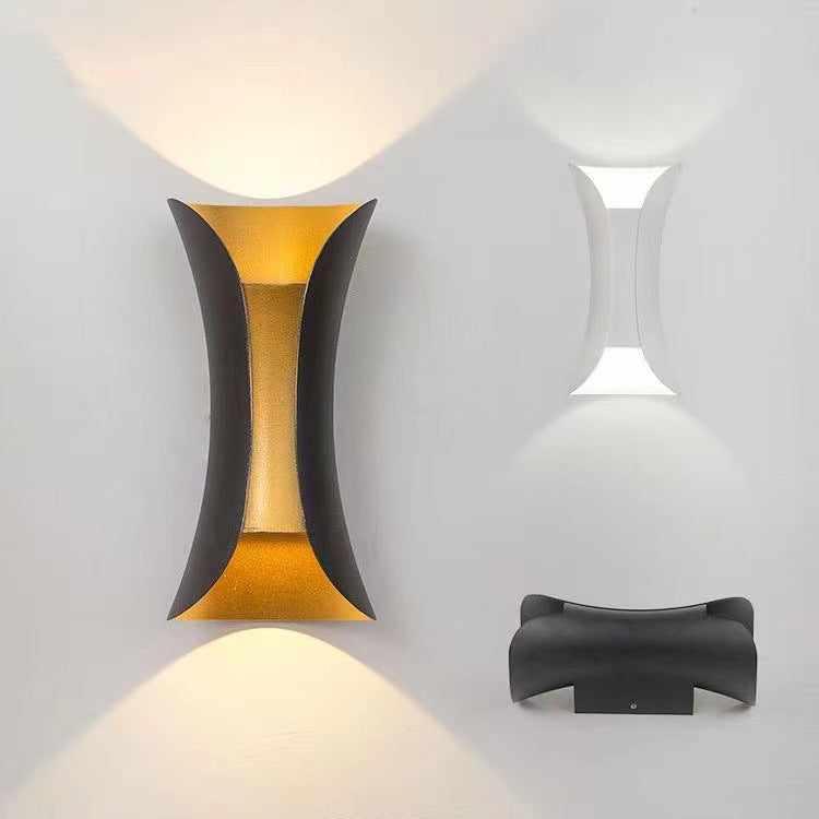 Waterdichte Buiten LED Wandlamp – IP65 Aluminium & Glas – Moderne Gevelverlichting voor Tuin & Gang