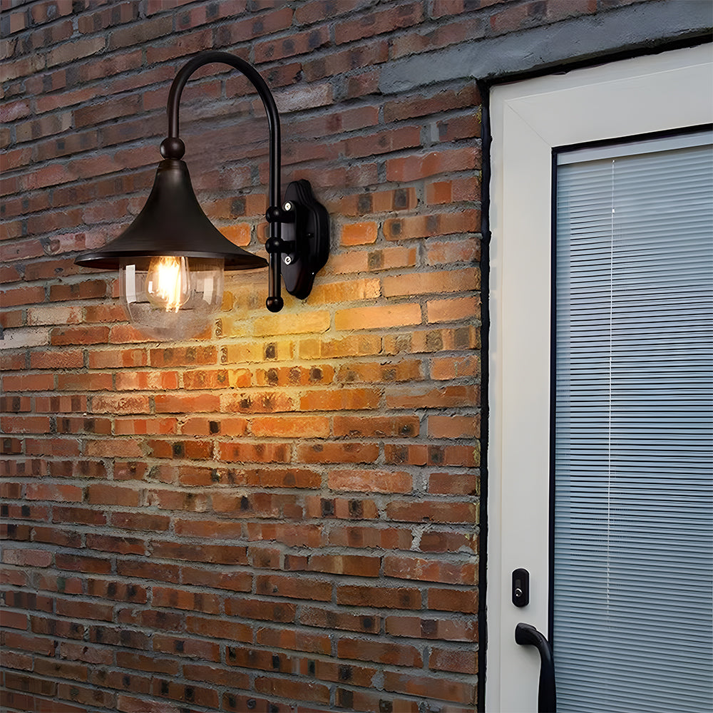 IP54 Vintage Zwarte Buitenwandlamp – Klassiek Lantaarnontwerp voor Buiten