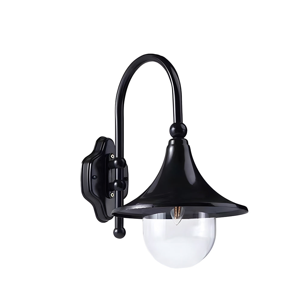 IP54 Vintage Zwarte Buitenwandlamp – Klassiek Lantaarnontwerp voor Buiten
