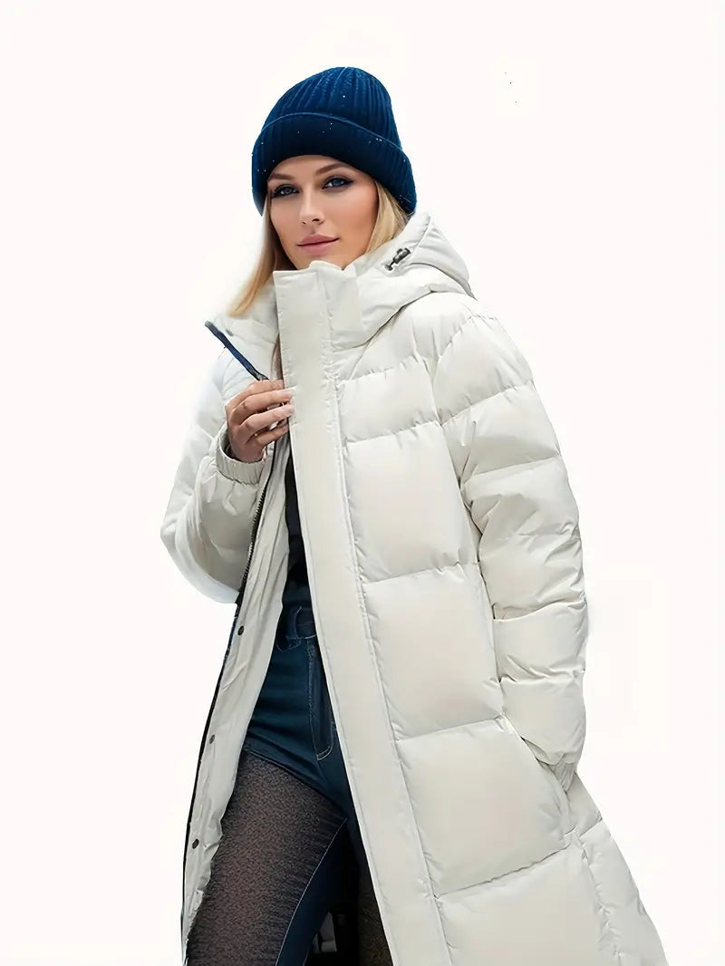 Lange Winterparka voor Dames – Warm & Stijlvol voor de Winter