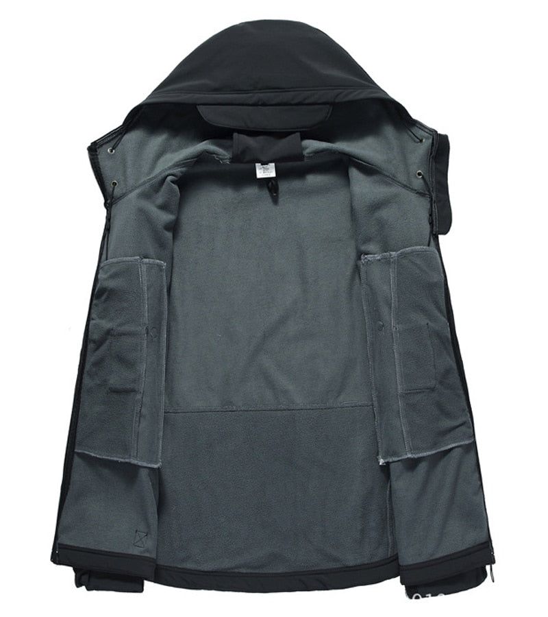 Waterdichte Heren Outdoor Jas – Winddicht & Functioneel met Antidiefstaltassen