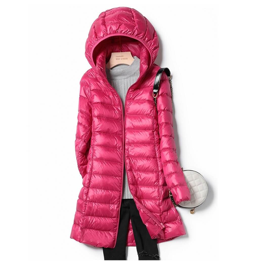 Ultralichte Dames Winterjas met Afneembare Capuchon – Stijlvol en Comfortabel