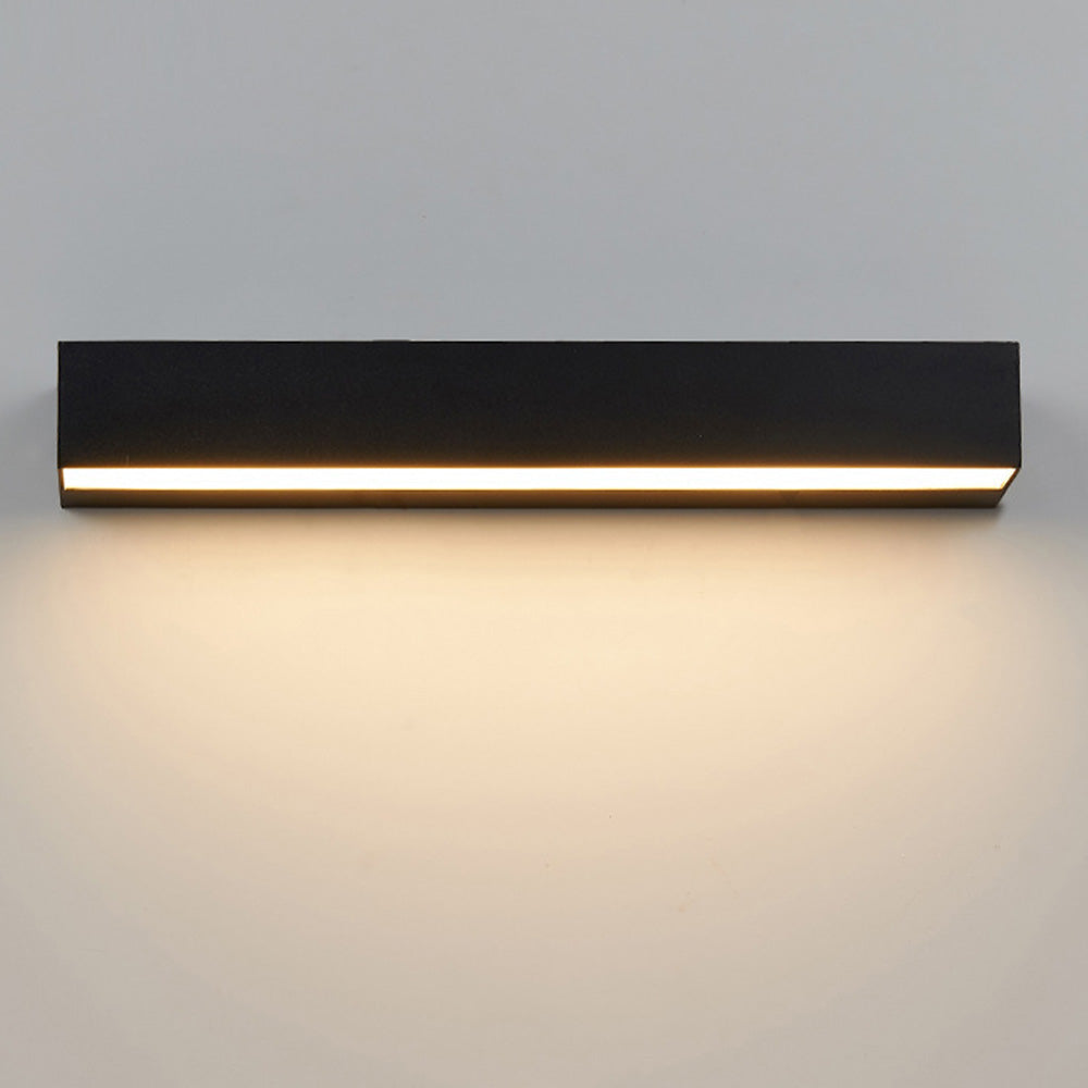 Minimalistische Waterdichte Aluminium Zwarte LED Buitenwandlamp – IP65