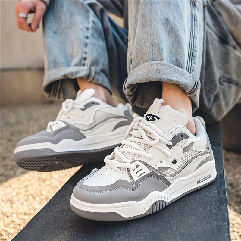 Stilvolle Herren Skateschuhe mit Schnürsenkeln und Grippsohle