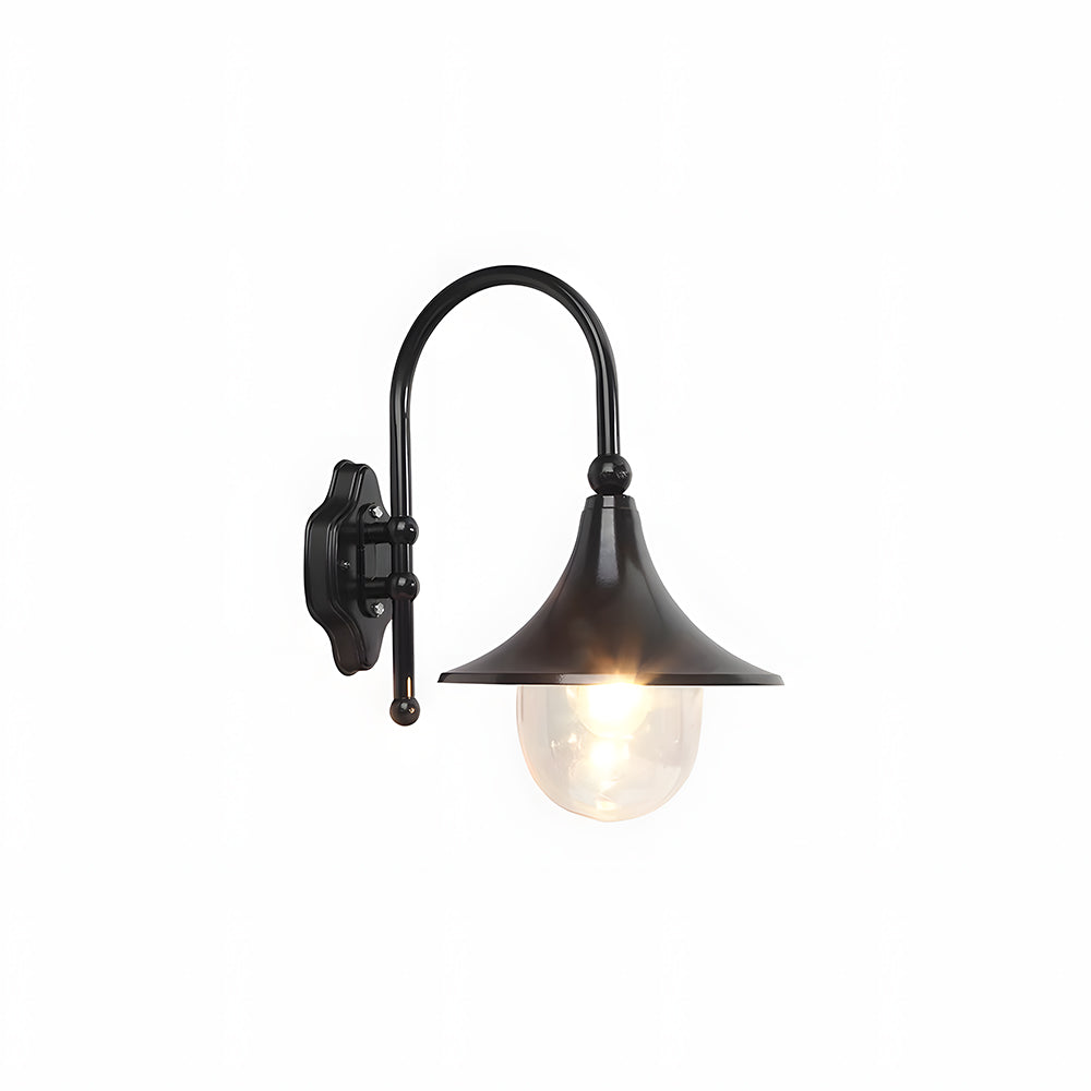 IP54 Vintage Zwarte Buitenwandlamp – Klassiek Lantaarnontwerp voor Buiten