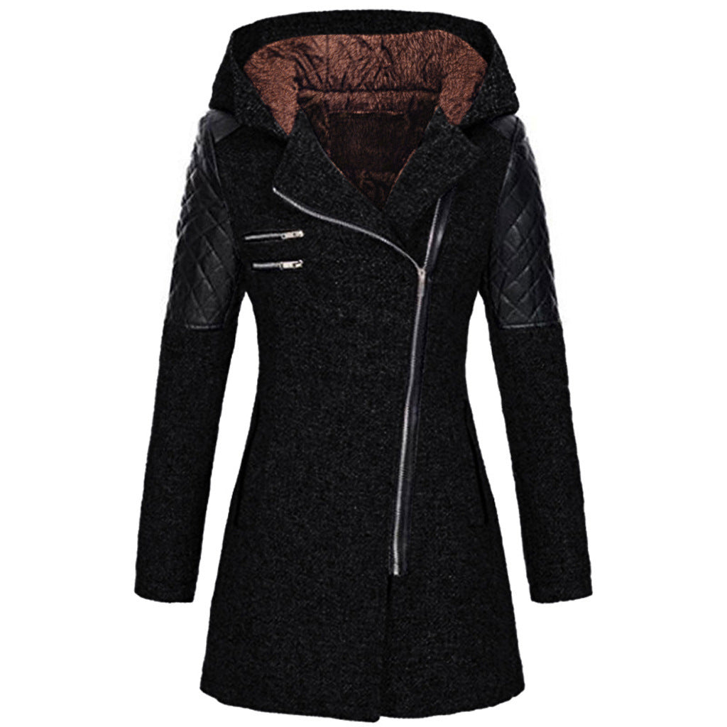Vintage Lange Winterjacke Damen – Warm & Stilvoll für Herbst/Winter