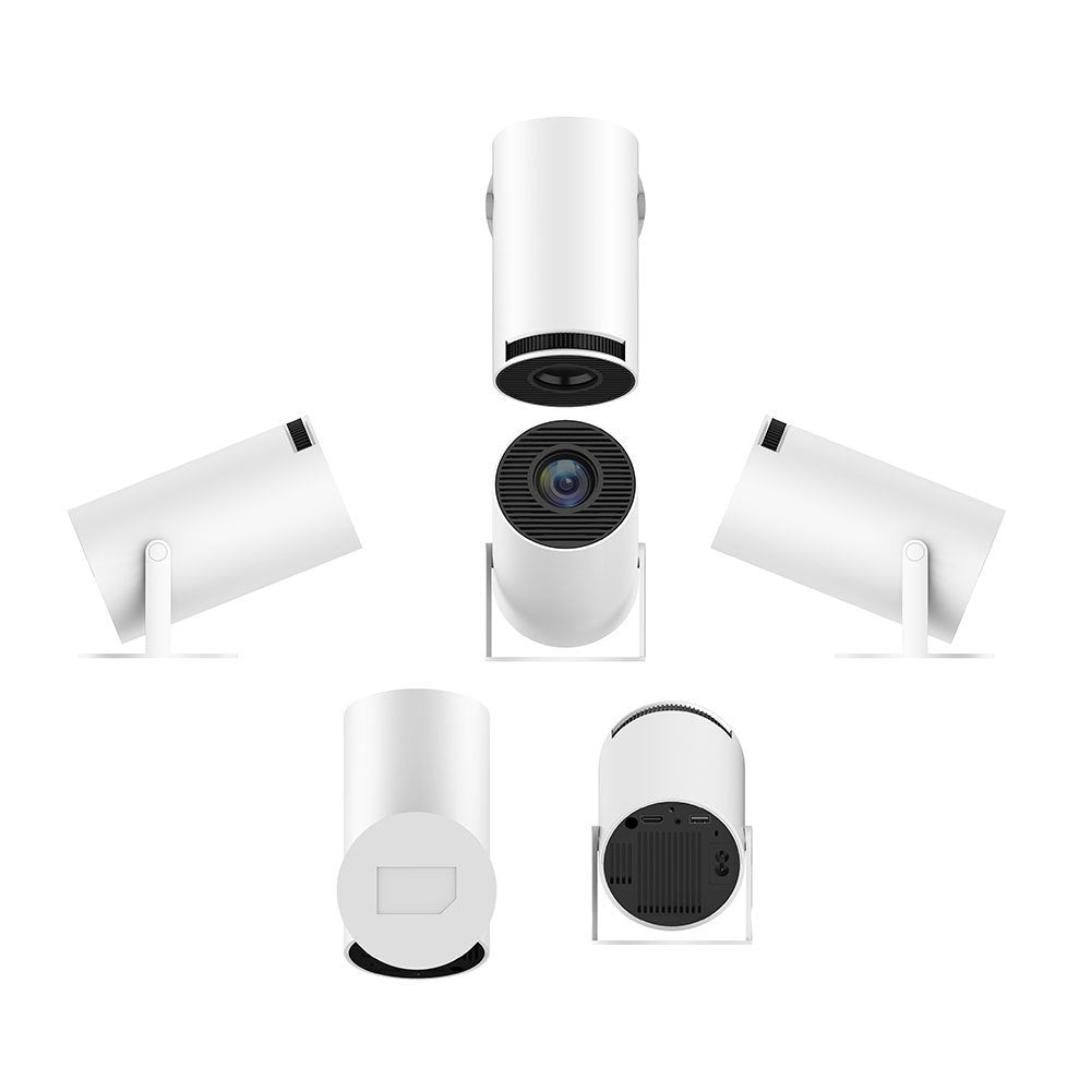 Draagbare 4K Smart Beamer met WiFi & Bluetooth - 180 Graden Projectiehoek en Autofocus