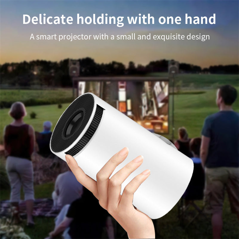 Draagbare 4K Smart Beamer met WiFi & Bluetooth - 180 Graden Projectiehoek en Autofocus