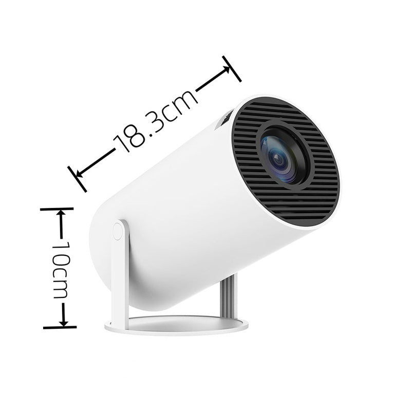 Draagbare 4K Smart Beamer met WiFi & Bluetooth - 180 Graden Projectiehoek en Autofocus