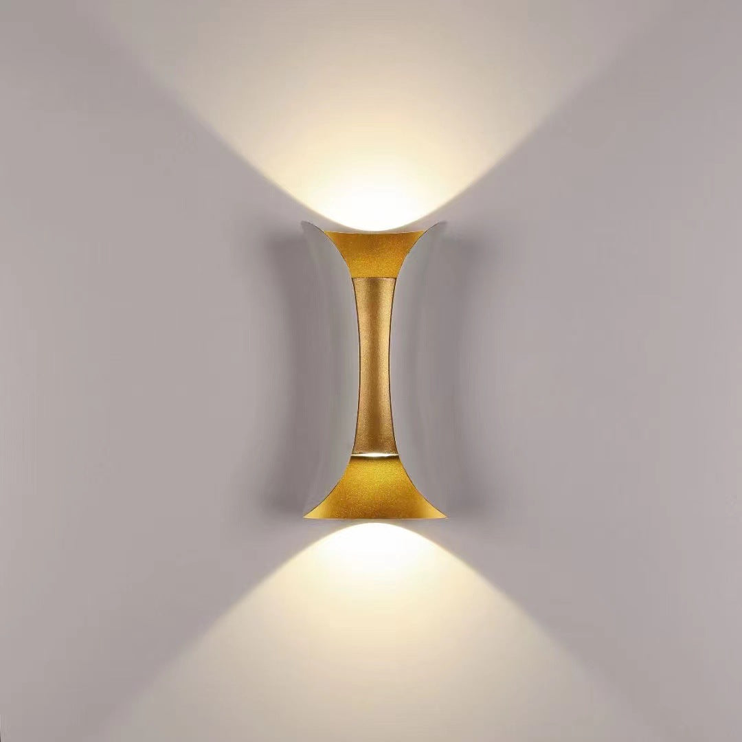 Waterdichte Buiten LED Wandlamp – IP65 Aluminium & Glas – Moderne Gevelverlichting voor Tuin & Gang