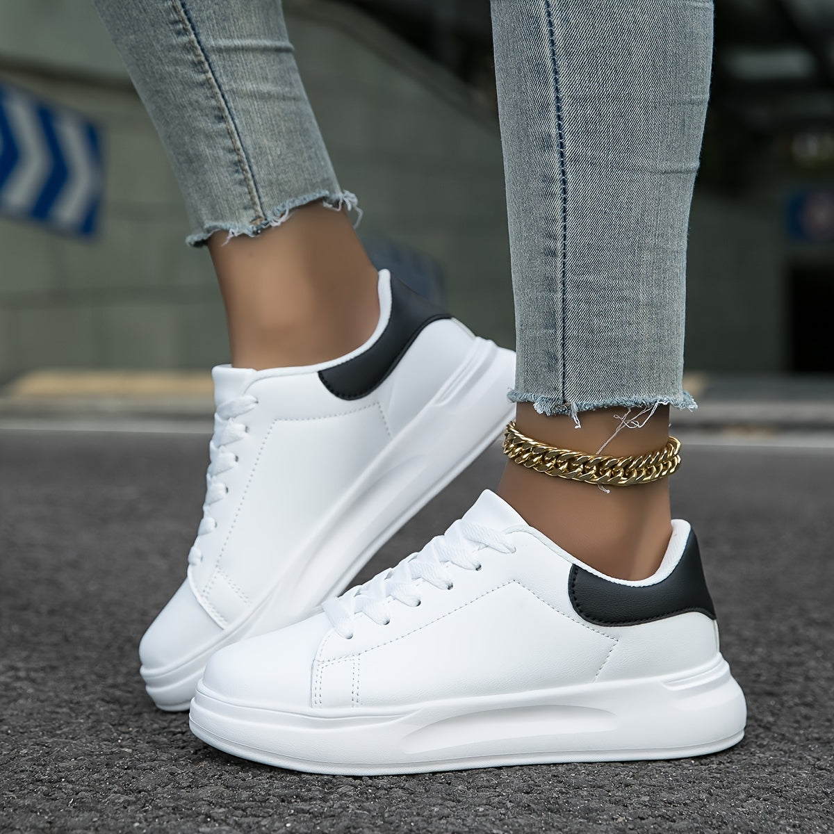 Dames Sneakers van Wit Leer – Tijdloos, Comfortabel & Veelzijdig