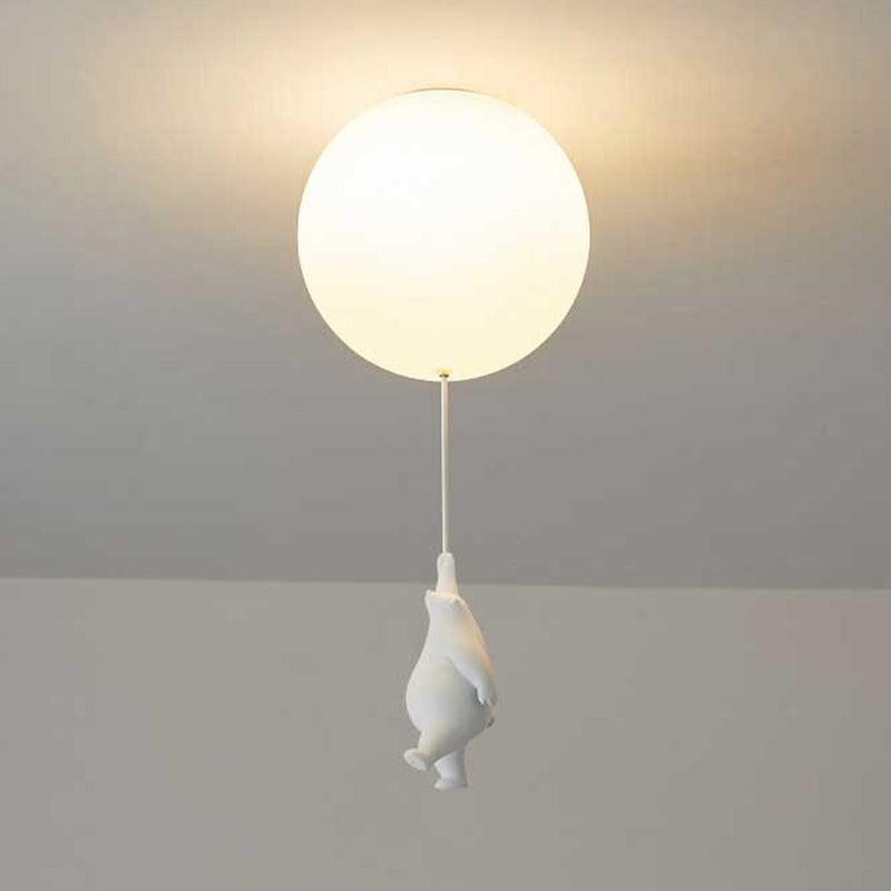 SkyDream – Kinderkamer Hanglamp met Beer & Ballon | LED Plafondlamp met Magisch Design