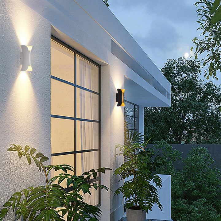Waterdichte Buiten LED Wandlamp – IP65 Aluminium & Glas – Moderne Gevelverlichting voor Tuin & Gang