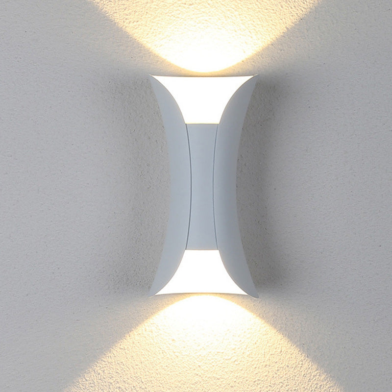 Waterdichte Buiten LED Wandlamp – IP65 Aluminium & Glas – Moderne Gevelverlichting voor Tuin & Gang
