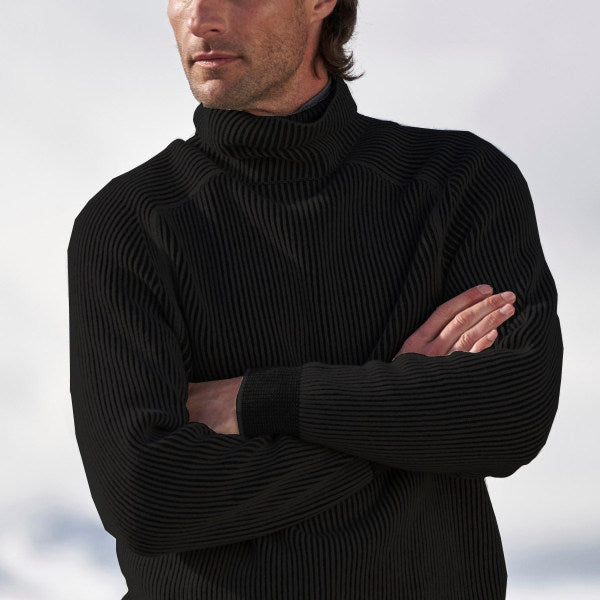 Heren coltrui met ribstructuur – Tijdloze winterstijl – Warm en stijlvol
