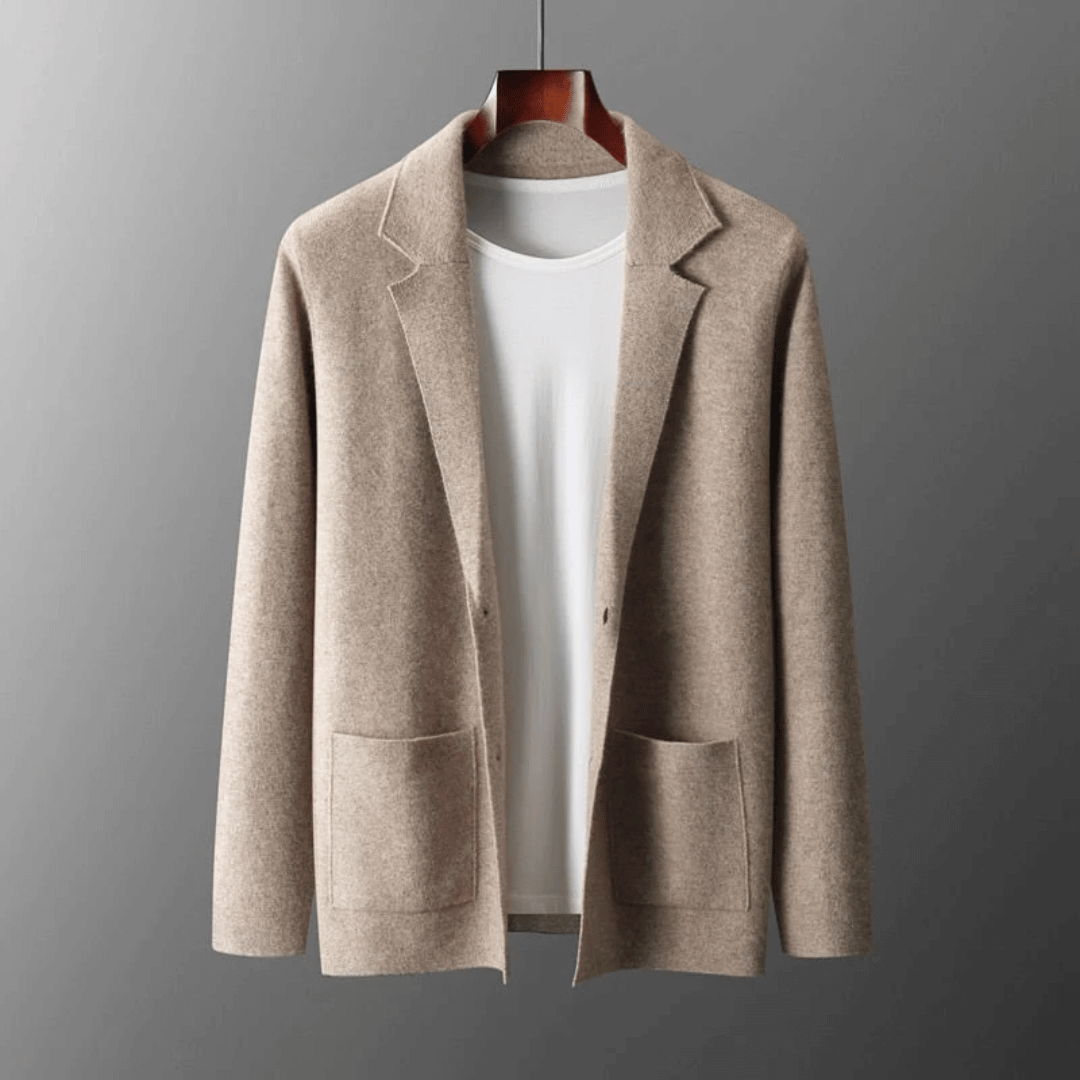 Wollen Damesmantel met Zak – Ideaal voor Herfst en Winter