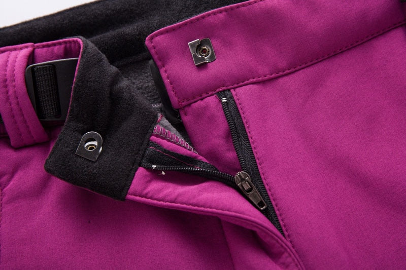 Wasserdichte & Verschleißfeste Wanderhose für Damen – Mit Fleecefutter & Stretch