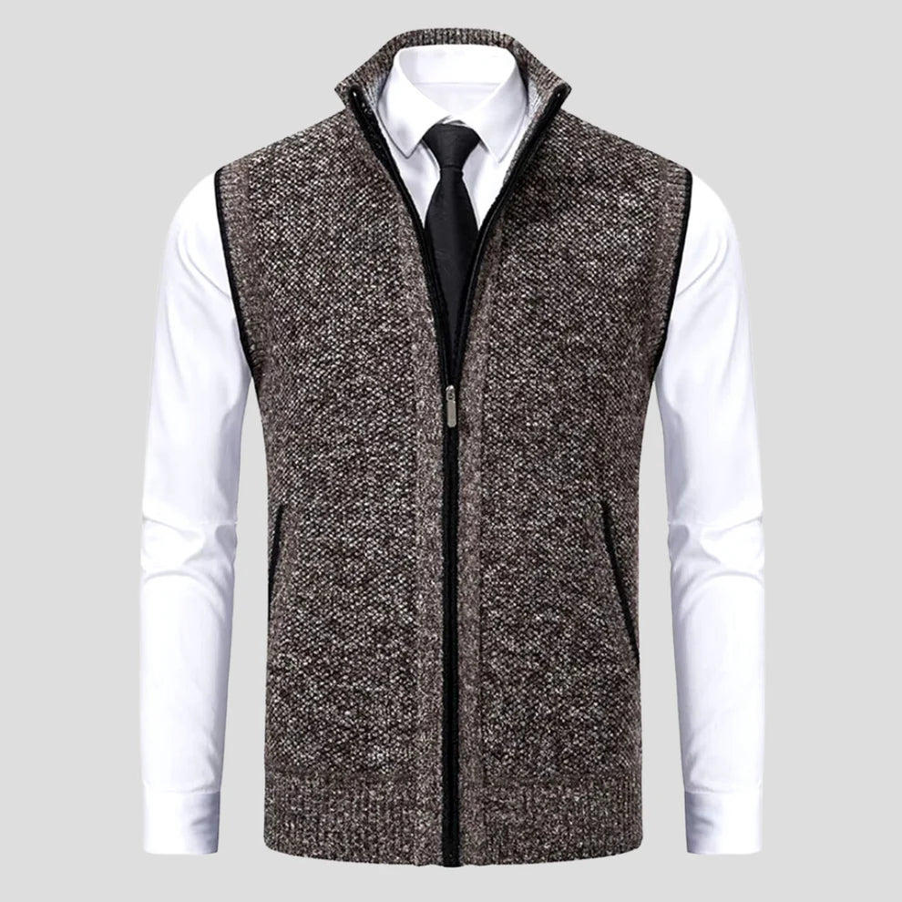 Klassiek Heren Gilet – Mouwloos Vest voor Herfst/Winter