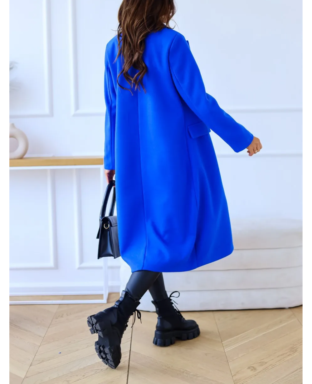 Lange Elegante Getailleerde Trenchcoat voor Dames | Perfect voor Herfst en Winter