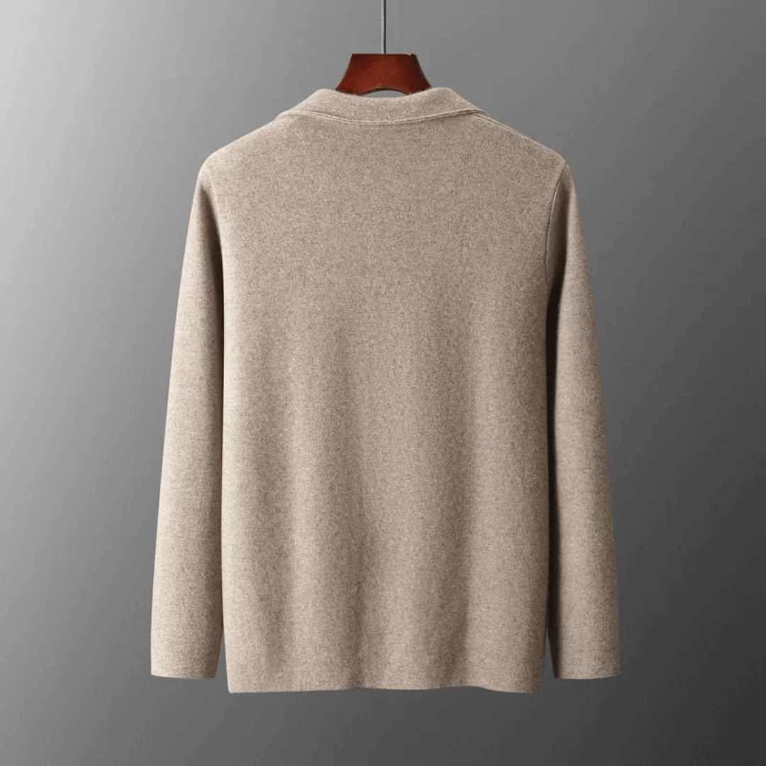 Wollen Damesmantel met Zak – Ideaal voor Herfst en Winter