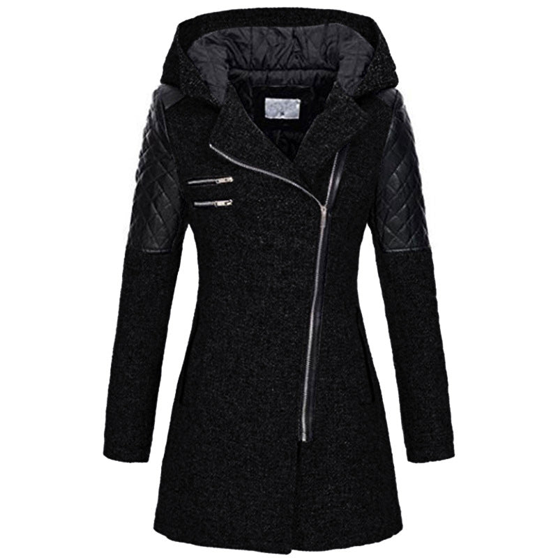 Vintage Lange Winterjacke Damen – Warm & Stilvoll für Herbst/Winter