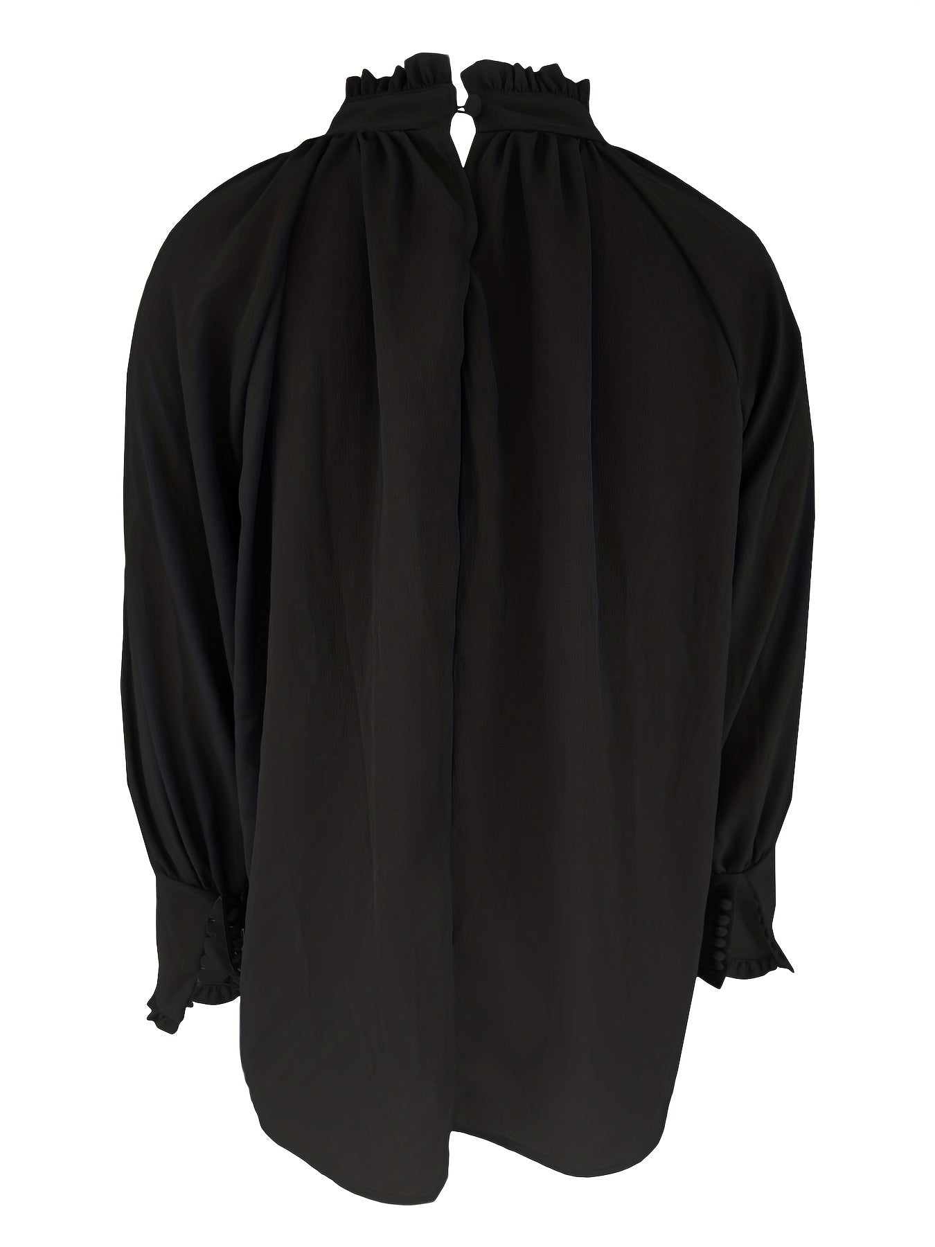 Elegante Blouse met Strik en Ruches