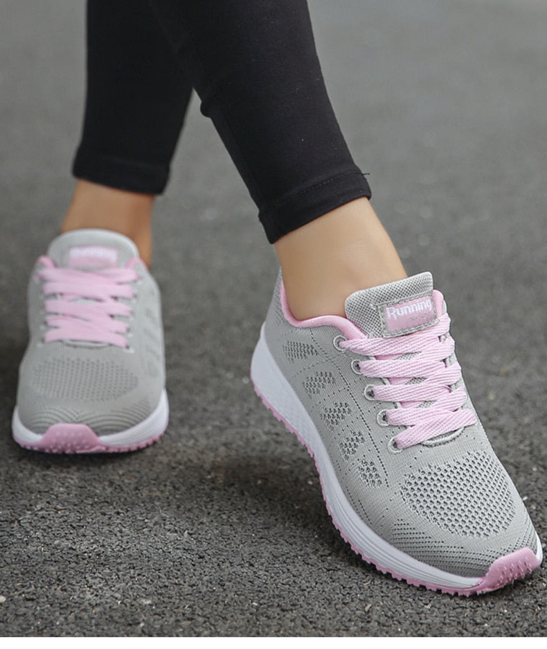 Ergonomische Dames Sneakers met Ademend Comfort