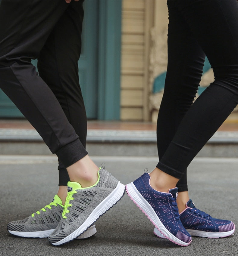 Ergonomische Dames Sneakers met Ademend Comfort