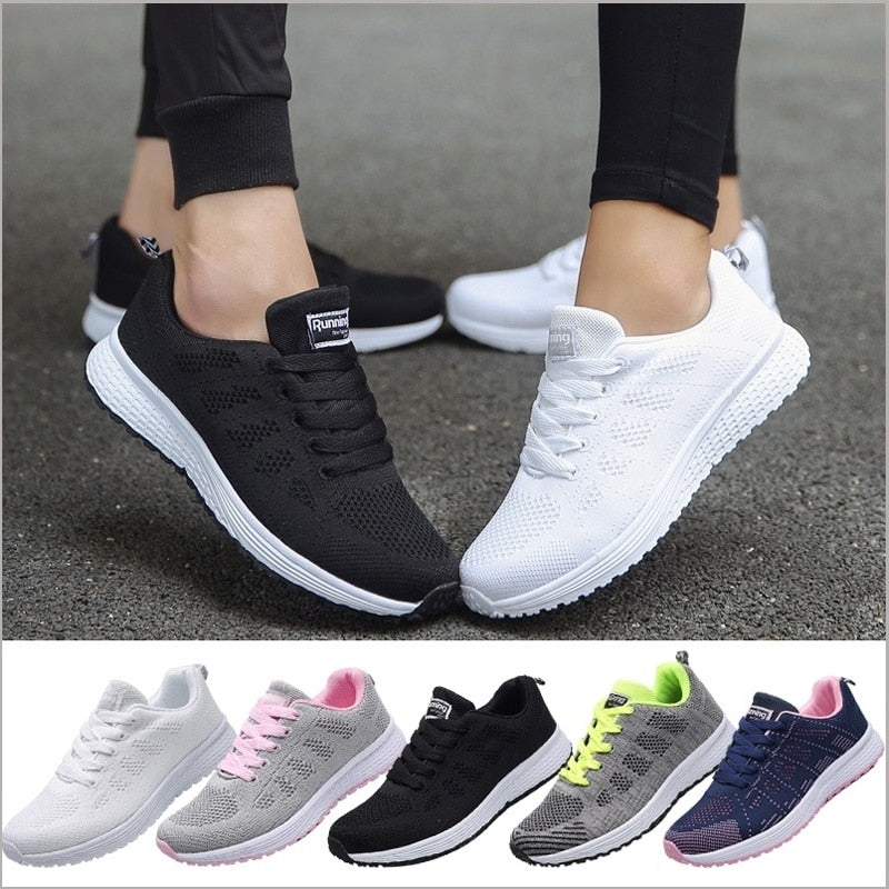 Ergonomische Dames Sneakers met Ademend Comfort