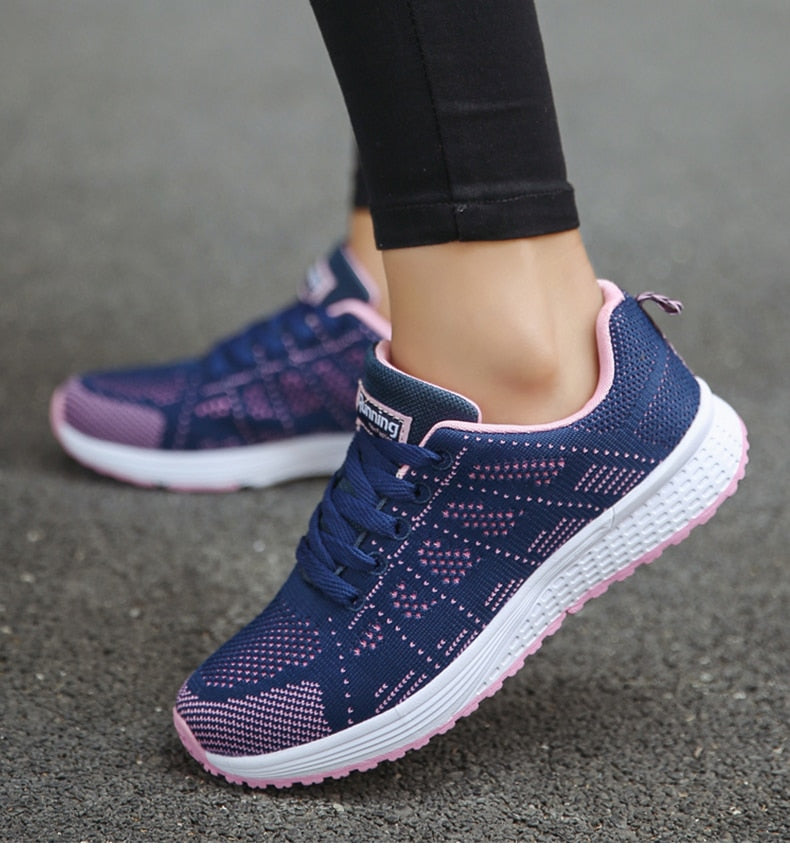 Ergonomische Dames Sneakers met Ademend Comfort
