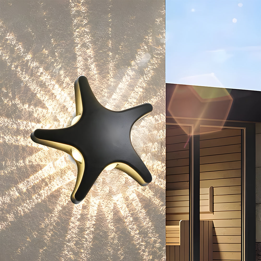 Creative Star Shape LED Outdoor Wall Light