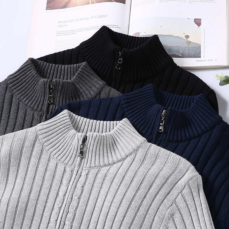 Premium Herren Strickjacke aus Baumwolle – Komfort & Klasse