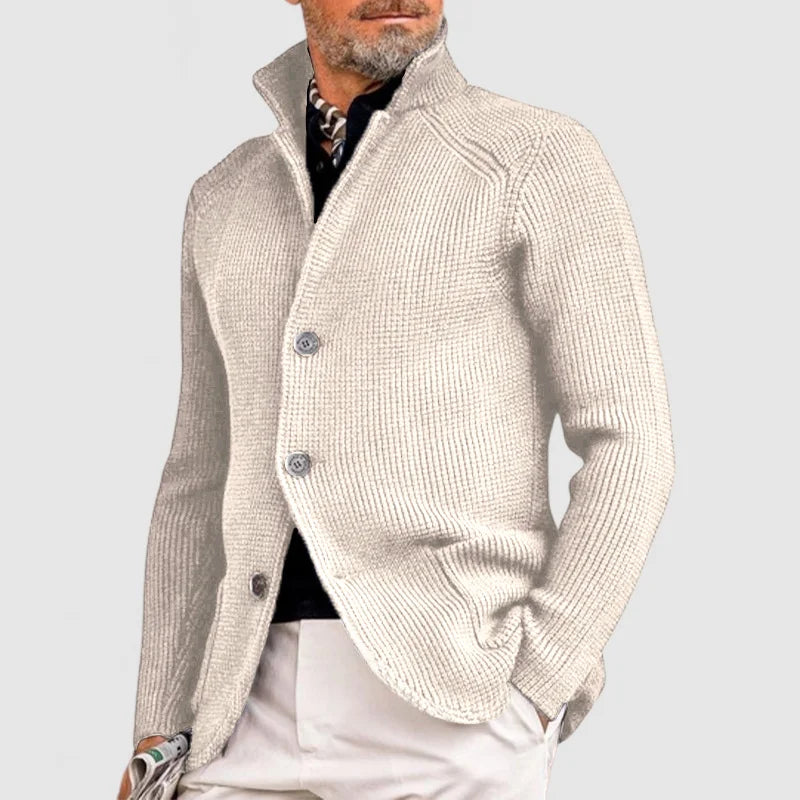 Stijlvol Herenvest met Opstaande Kraag – Comfort & Warmte