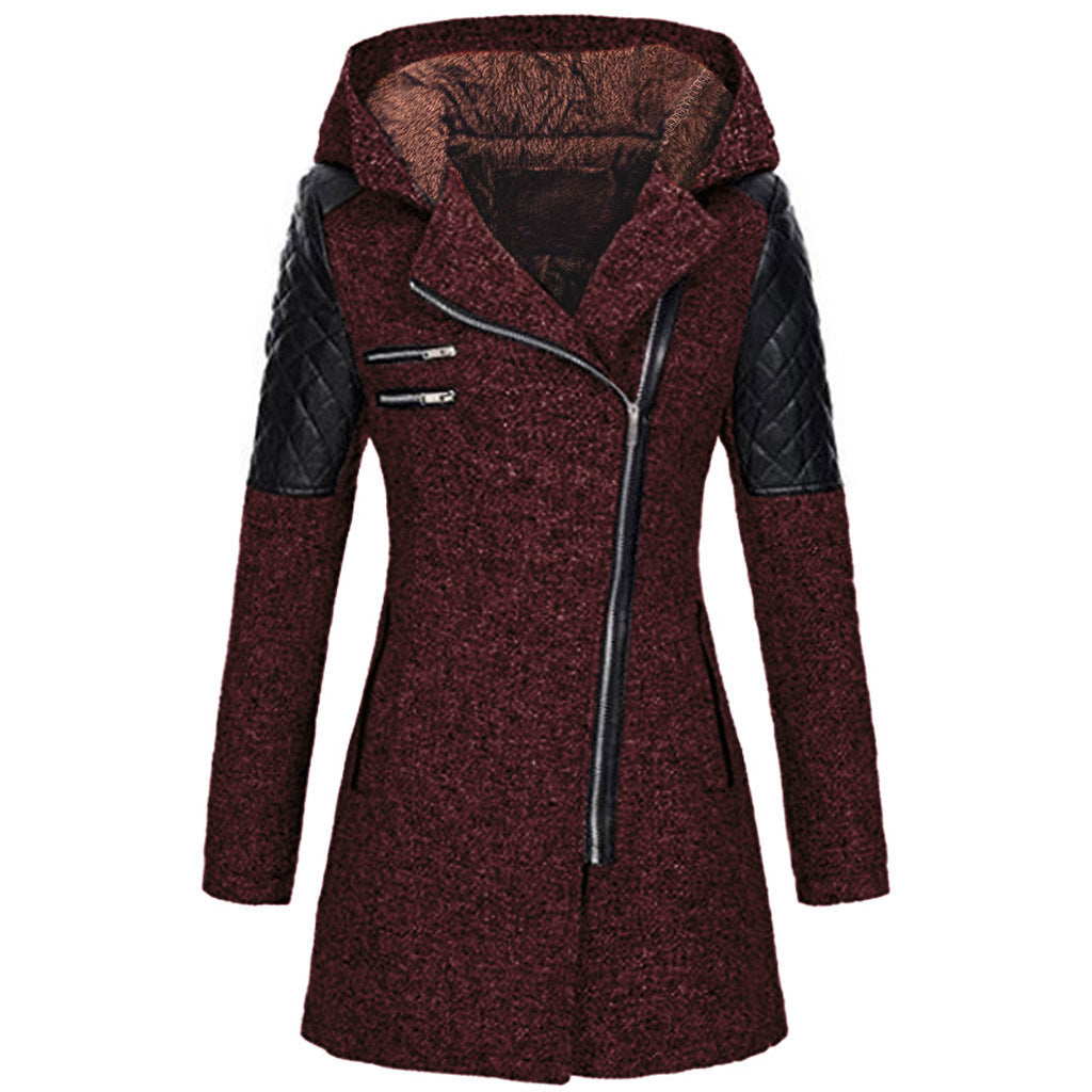 Vintage Lange Winterjacke Damen – Warm & Stilvoll für Herbst/Winter