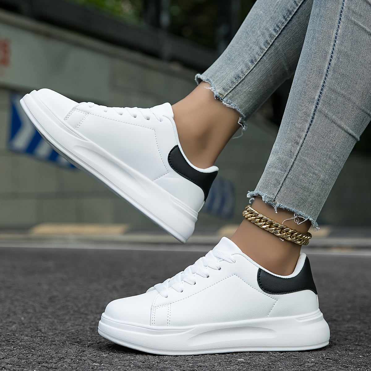 Dames Sneakers van Wit Leer – Tijdloos, Comfortabel & Veelzijdig