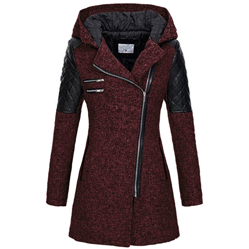 Vintage Lange Winterjacke Damen – Warm & Stilvoll für Herbst/Winter
