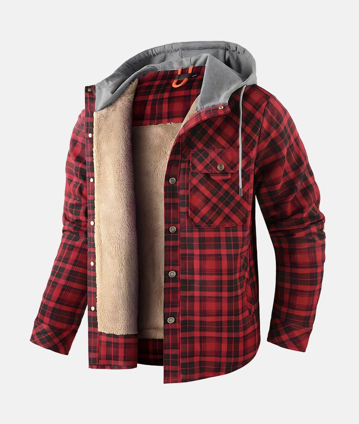 Kariertes Flanell Herrenjacke – Lässig & Modern für den Winter