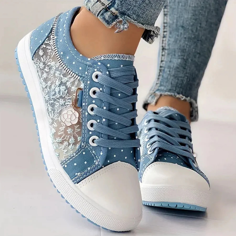 Caro | Comfortabele Wandelschoenen Dames met Brede Pasvorm
