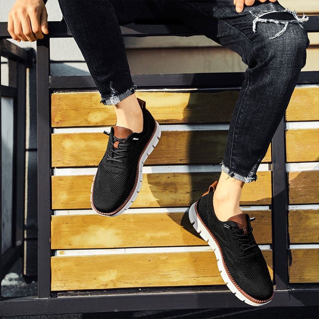 Ultrabequeme Herrenschuhe mit atmungsaktivem Design