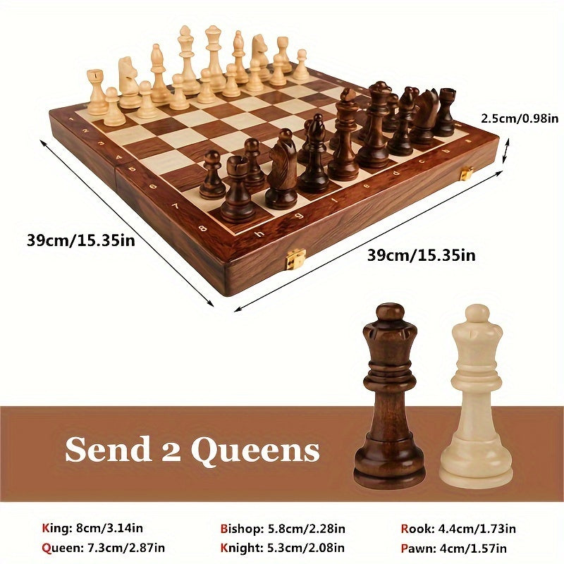 Houten Schaakspel – Ideaal voor Competitie