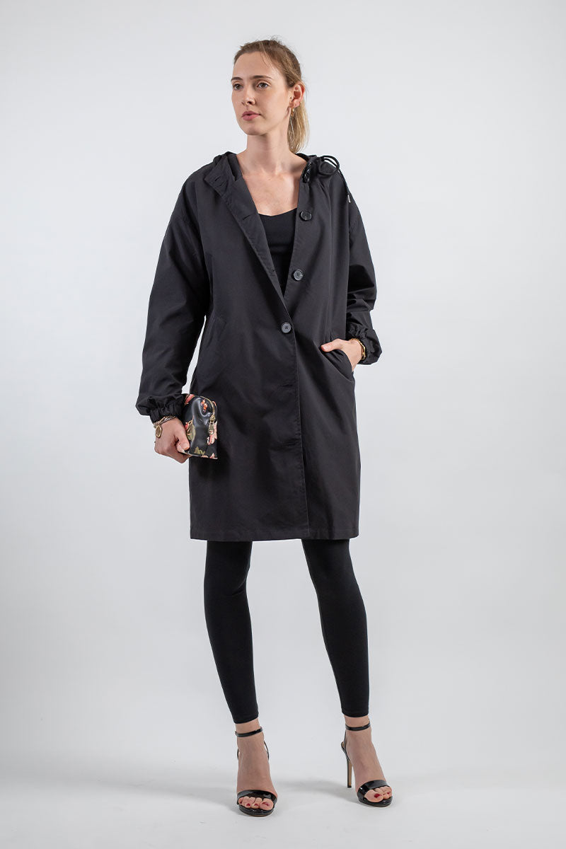 Waterdichte Ademende Regenjas met Capuchon voor Dames – Outdoor & Stijlvol