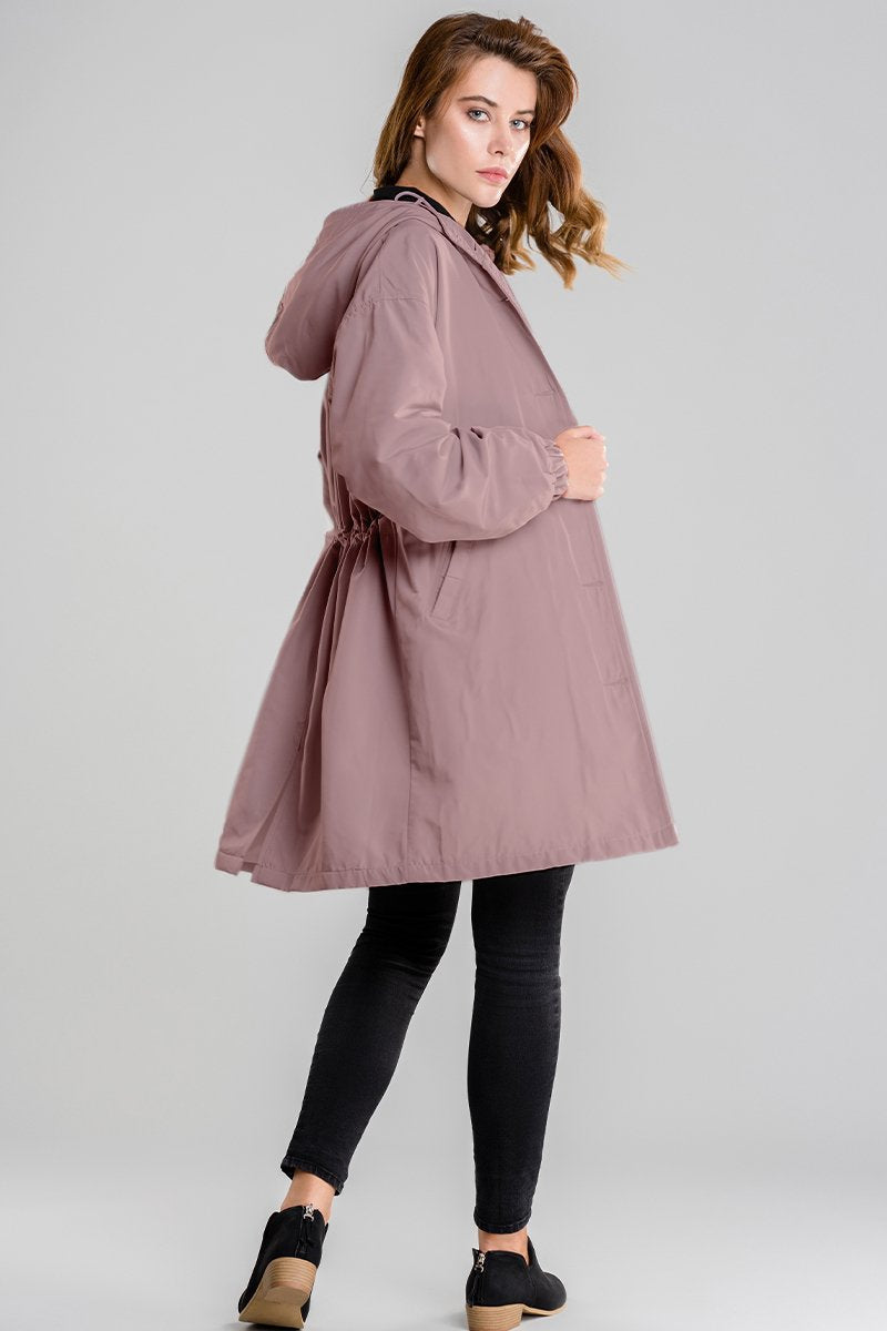 Waterdichte Ademende Regenjas met Capuchon voor Dames – Outdoor & Stijlvol