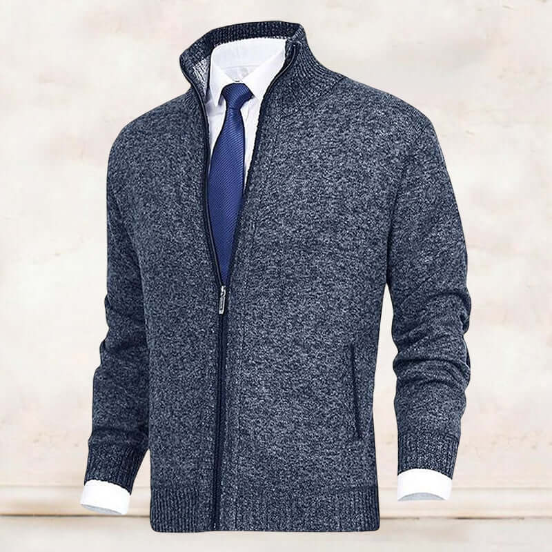 Elegante Herenvest van Zachte Stof – Ideaal voor Elk Seizoen