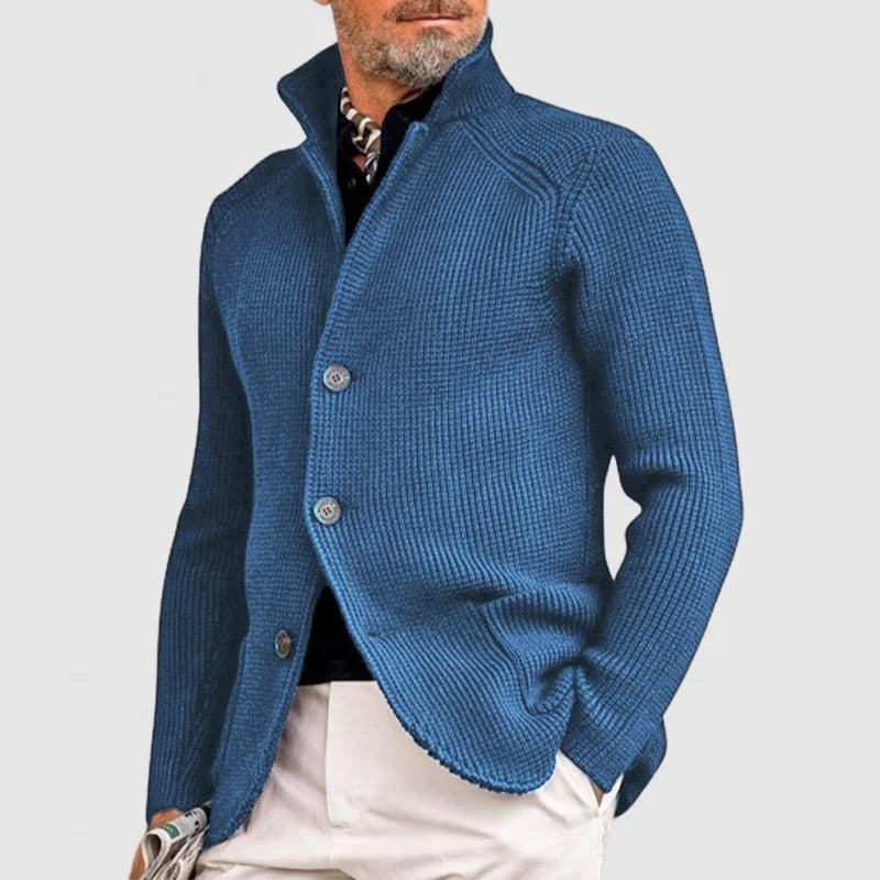 Stijlvol Herenvest met Opstaande Kraag – Comfort & Warmte