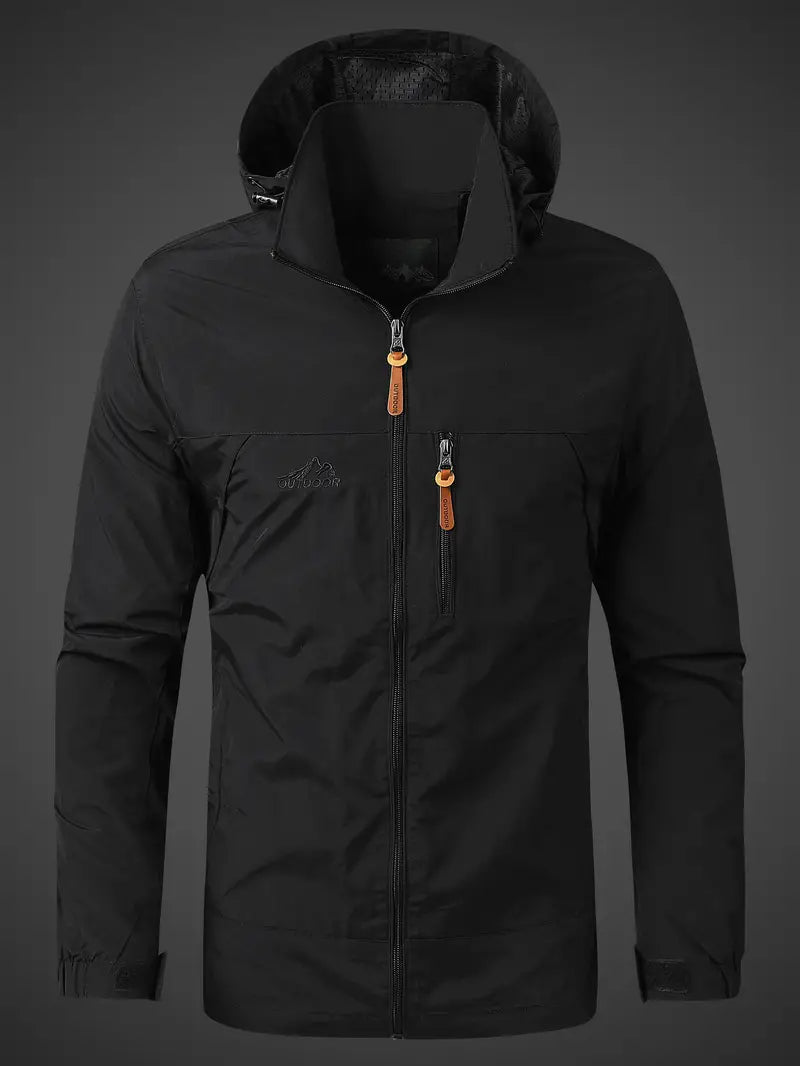 Water- en Winddichte Heren Outdoor Jas – Ademend & Lichtgewicht