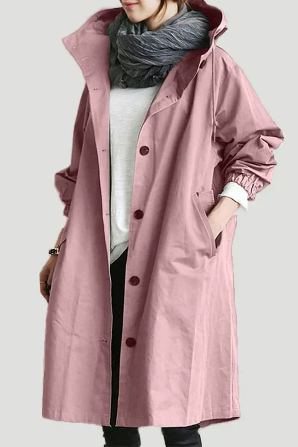 Leichter Regenmantel für Damen – Dünne Wasserabweisende Jacke
