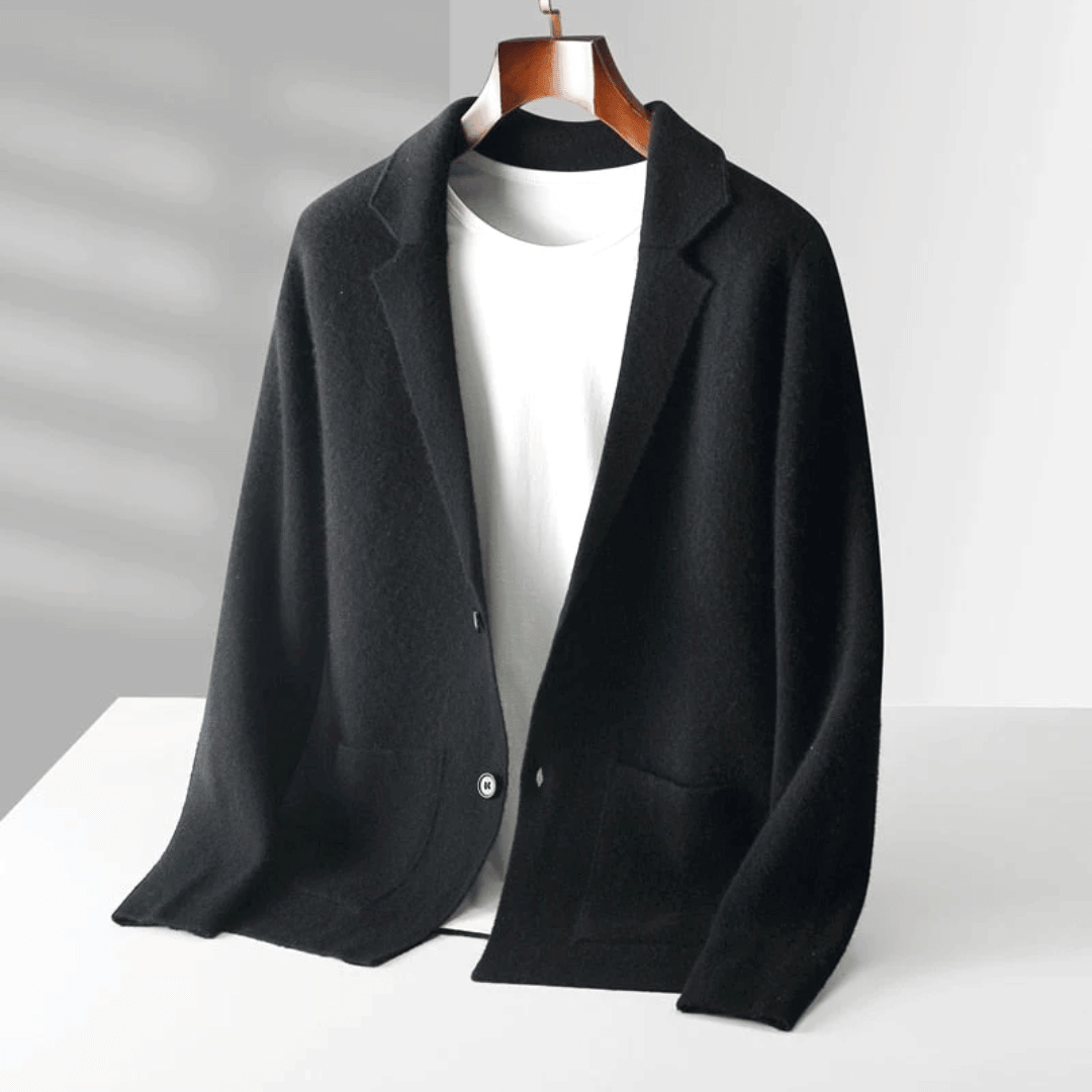 Wollen Damesmantel met Zak – Ideaal voor Herfst en Winter