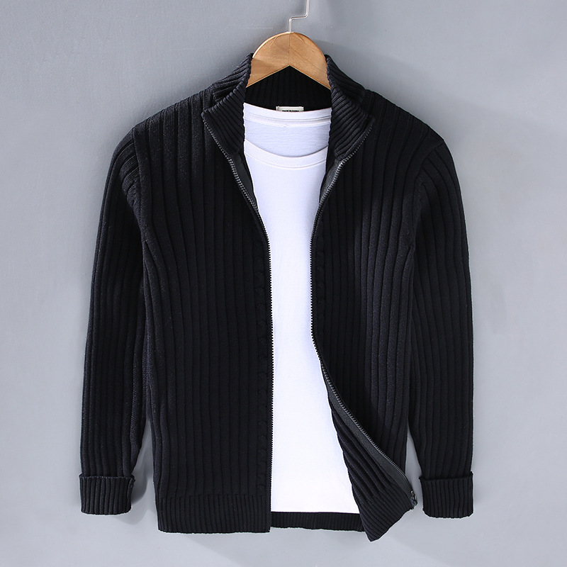 Premium Herren Strickjacke aus Baumwolle – Komfort & Klasse