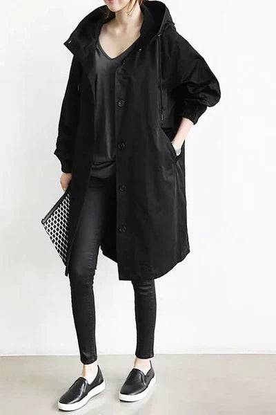 Leichter Regenmantel für Damen – Dünne Wasserabweisende Jacke