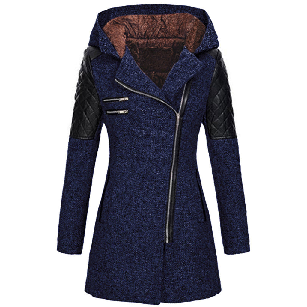 Vintage Lange Winterjacke Damen – Warm & Stilvoll für Herbst/Winter